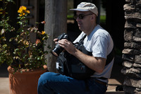 Randall Spangler with camera