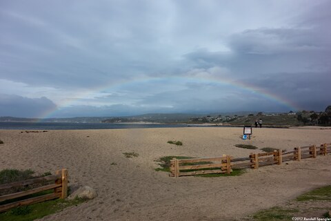 Rainbow over Monastery Beach