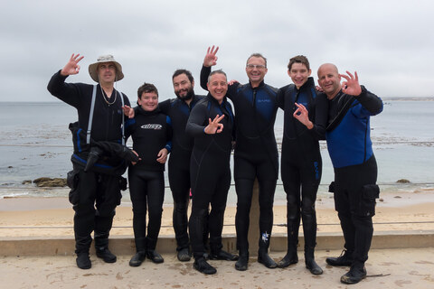 Newly certified Open Water divers